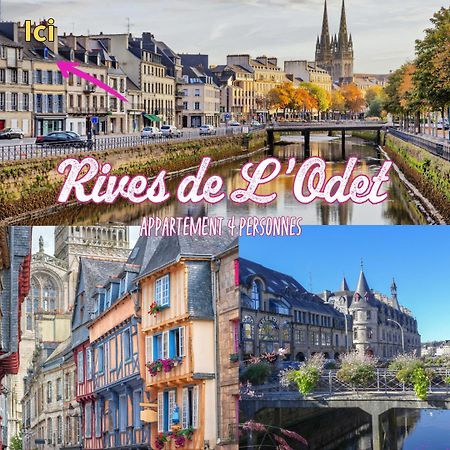 Ferienwohnung Les Rives De L'Odet, Vue Riviere Quimper Exterior foto