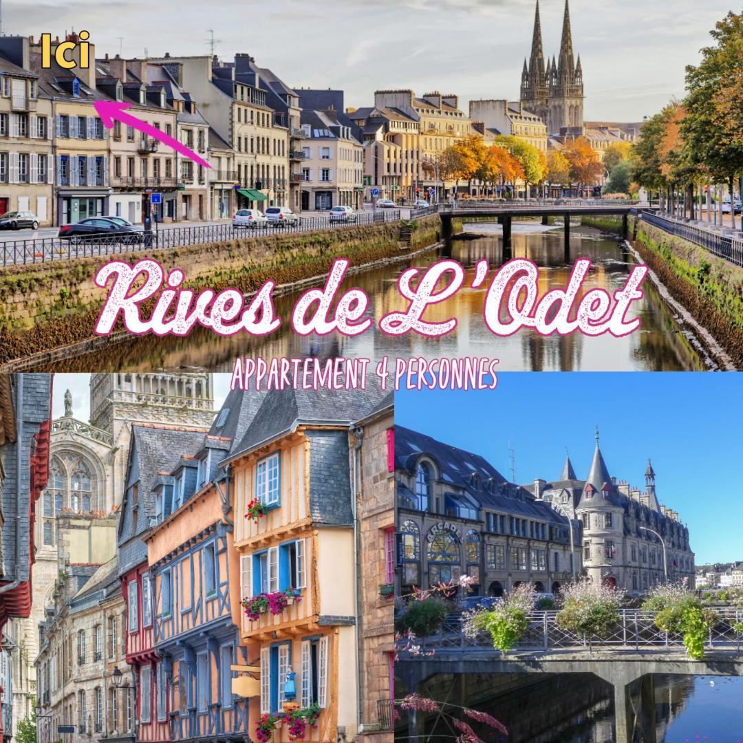 Ferienwohnung Les Rives De L'Odet, Vue Riviere Quimper Exterior foto
