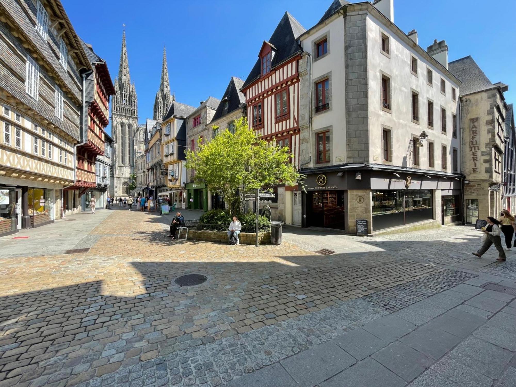 Ferienwohnung Les Rives De L'Odet, Vue Riviere Quimper Exterior foto